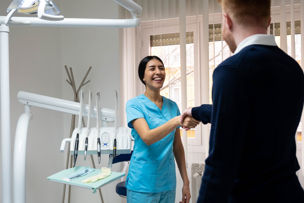 Follow up with your dentist after dental implant surgery